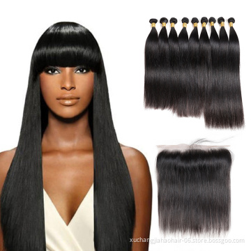 12A Grade Best Quality Raw Cuticle Aligned Virgin Human Hair Bundles Vendors Brazilian Double Drawn Human Hair